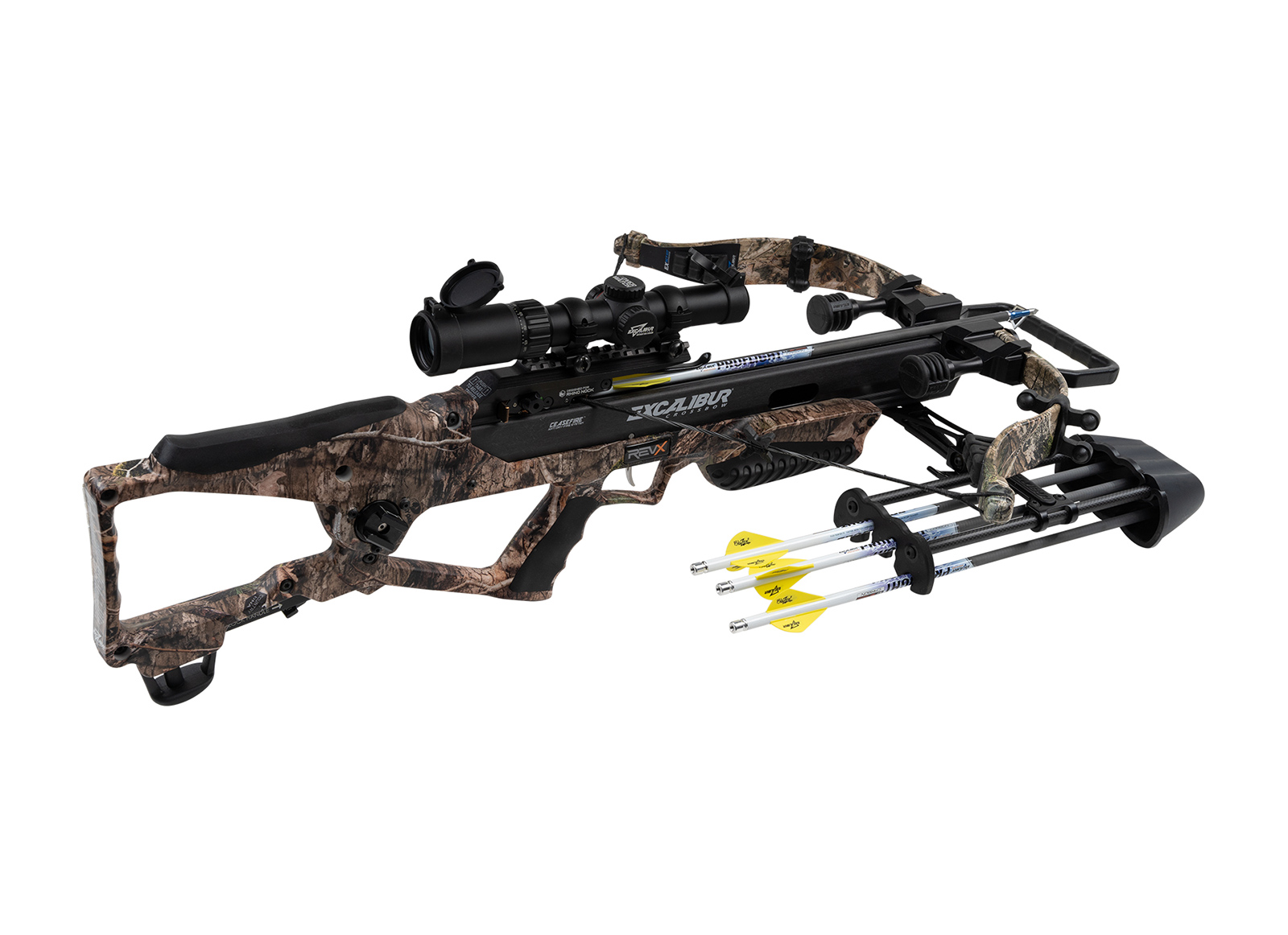BALESTRA EXCALIBUR REVX MOSSY OAK DNA CON OVERWATCH